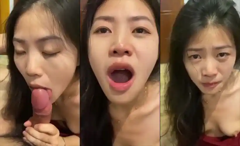 Em ăn sạch tinh trùng mặt đầy mãn nguyện